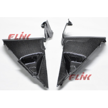 Fibra de carbono da motocicleta parte painel lateral para Honda Cbr600rr 07-09